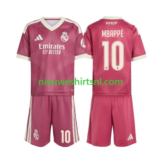 Real Madrid Kind Shirt met Bedrukking Mbappé Kylian 10 Derde 2026-2027 Korte Mouw