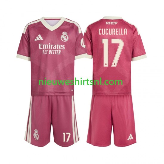 Real Madrid Kind Shirt met Bedrukking Marc Cucurella 17 Derde 2026-2027 Korte Mouw