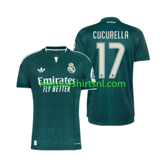 Real Madrid Heren Shirt met Bedrukking Marc Cucurella 17 Uit 2026-2027 Korte Mouw