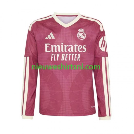 Real Madrid Heren Shirt met Bedrukking Derde 2026-2027 Lange Mouw