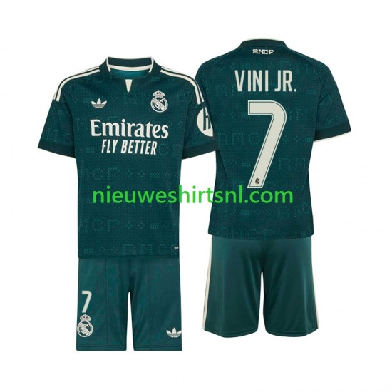 Real Madrid Kind Shirt met Bedrukking Vinicius Junior 7 Uit 2026-2027 Korte Mouw