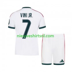 Real Madrid Kind Shirt met Bedrukking Vinicius Junior 7 Thuis 2026-2027 Korte Mouw