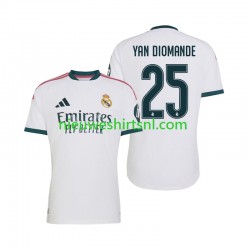 Real Madrid Heren Shirt met Bedrukking Yan Diomande 25 Thuis 2026-2027 Korte Mouw