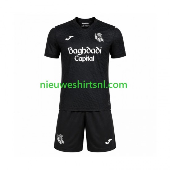 Real Sociedad Kind Shirt met Bedrukking Uit 2026-2027 Korte Mouw