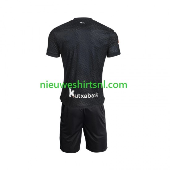 Real Sociedad Kind Shirt met Bedrukking Uit 2026-2027 Korte Mouw