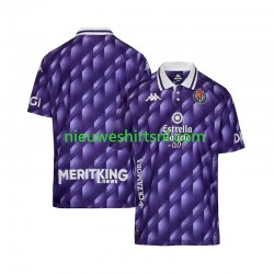 Real Valladolid Heren Shirt met Bedrukking Retro Thuis 2025-2026 Korte Mouw