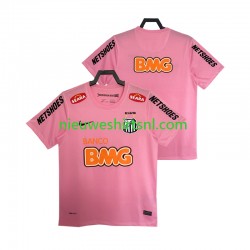Heren Shirt met Bedrukking Santos 2012 2013 Retro Vierde Korte Mouw