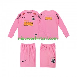 Kind Shirt met Bedrukking Santos 2012 2013 Retro Vierde Lange Mouw