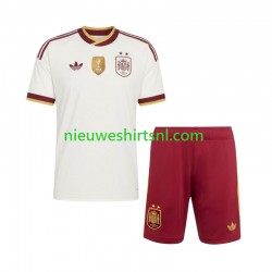 Spanje Kind Shirt met Bedrukking 2-star Uit 2026-2027 Korte Mouw Spanje Kind Shirt met Bedrukking 2-star Uit 2026-2027 Korte Mouw