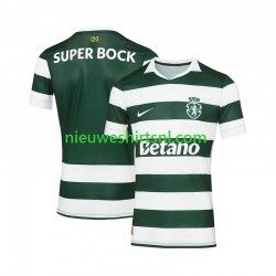 Sporting CP Heren Shirt met Bedrukking Thuis 2026-2027 Korte Mouw Sporting CP Heren Shirt met Bedrukking Thuis 2026-2027 Korte Mouw