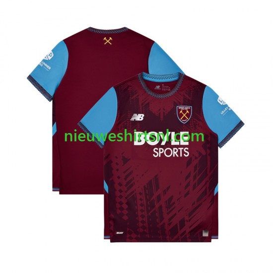 West Ham United Heren Shirt met Bedrukking Thuis 2026-2027 Korte Mouw