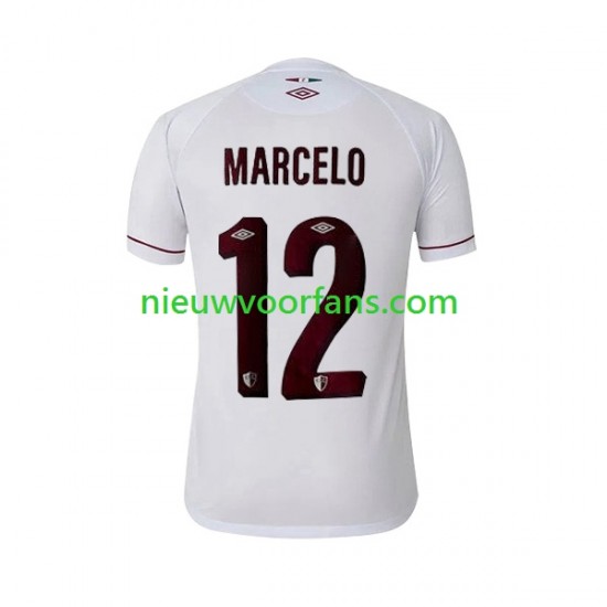 Fluminense Heren Shirt met Bedrukking Marcelo 12 Uit 2023-2024 Korte Mouw