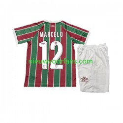 Fluminense Kind Shirt met Bedrukking Marcelo 12 Thuis 2023-2024 Korte Mouw