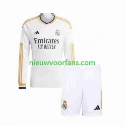 Real Madrid Kind Shirt met Bedrukking Thuis 2023-2024 Lange Mouw
