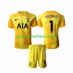 Tottenham Hotspur Kind Shirt met Bedrukking Doelman Hugo Lloris 1 Thuis 2022-2023 Korte Mouw