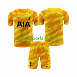 Tottenham Hotspur Kind Shirt met Bedrukking Doelman Orangecolor Uit 2023-2024 Korte Mouw