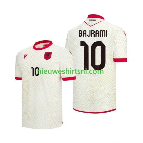 Albanië Heren Shirt met Bedrukking Nedim Bajrami 10 Uit WK 2026 Korte Mouw