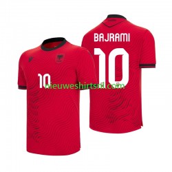 Albanië Heren Shirt met Bedrukking Nedim Bajrami 10 Thuis WK 2026 Korte Mouw