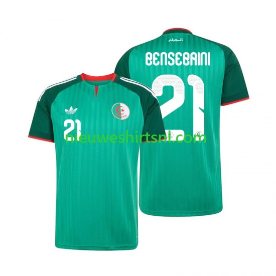 Algerije Heren Shirt met Bedrukking Ramy Bensebaini 21 Uit 2026 Korte Mouw