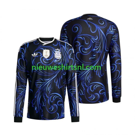 Argentinië Heren Shirt met Bedrukking Uit WK 2026 Lange Mouw