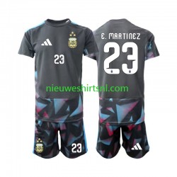 Argentinië Kind Shirt met Bedrukking Doelman Emiliano Martinez 23 Thuis WK 2026 Korte Mouw