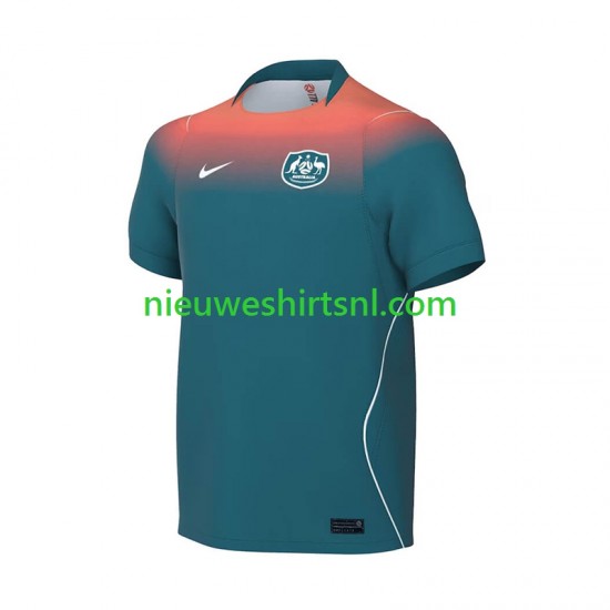 Australië Heren Shirt met Bedrukking Uit WK 2026 Korte Mouw