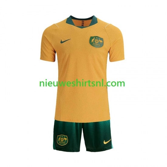 Australië Kind Shirt met Bedrukking Thuis WK 2026 Korte Mouw
