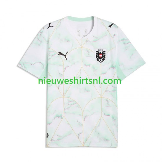 Oostenrijk Heren Shirt met Bedrukking Uit WK 2026 Korte Mouw