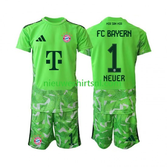 FC Bayern München Kind Shirt met Bedrukking Doelman Manuel Neuer 1 Thuis 2026-2027 Korte Mouw