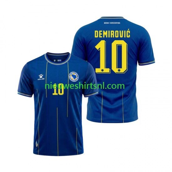 Bosnië Herzegovina Heren Shirt met Bedrukking Ermedin Demirovic 10 Thuis WK 2026 Korte Mouw