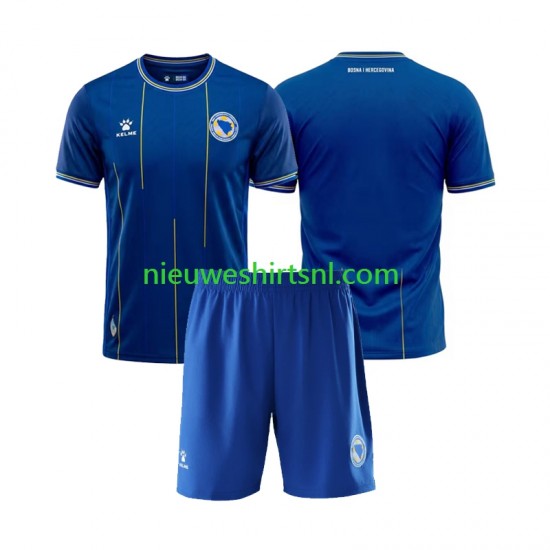 Bosnië Herzegovina Kind Shirt met Bedrukking Thuis WK 2026 Korte Mouw