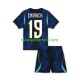 Brazilië Kind Shirt met Bedrukking Endrick 19 Uit WK 2026 Korte Mouw