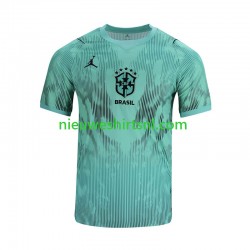 Brazilië Heren Shirt met Bedrukking Doelman Derde WK 2026 Korte Mouw Brazilië Heren Shirt met Bedrukking Doelman Derde WK 2026 Korte Mouw