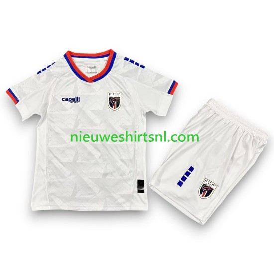 Kind Shirt met Bedrukking Cape Verde Uit WK 2026 Korte Mouw