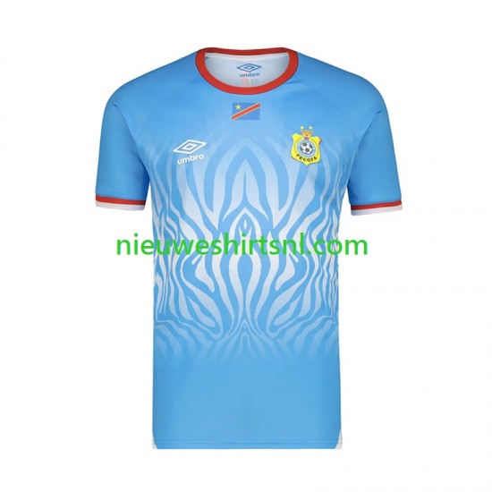 Heren Shirt met Bedrukking DR Congo Uit WK 2026 Korte Mouw