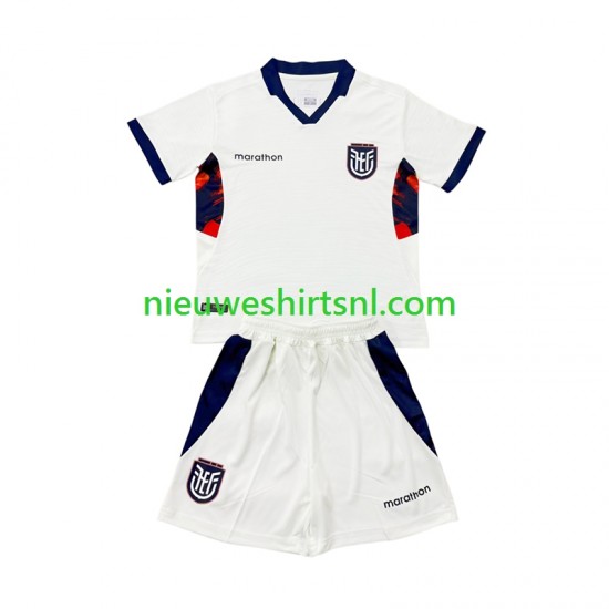 Ecuador Kind Shirt met Bedrukking Derde WK 2026 Korte Mouw