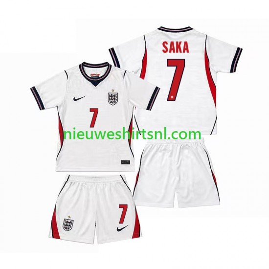 Engeland Kind Shirt met Bedrukking Bukayo Saka 7 Thuis WK 2026 Korte Mouw