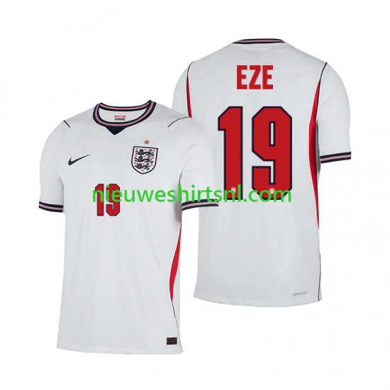 Engeland Heren Shirt met Bedrukking Eberechi Eze 19 Thuis WK 2026 Korte Mouw