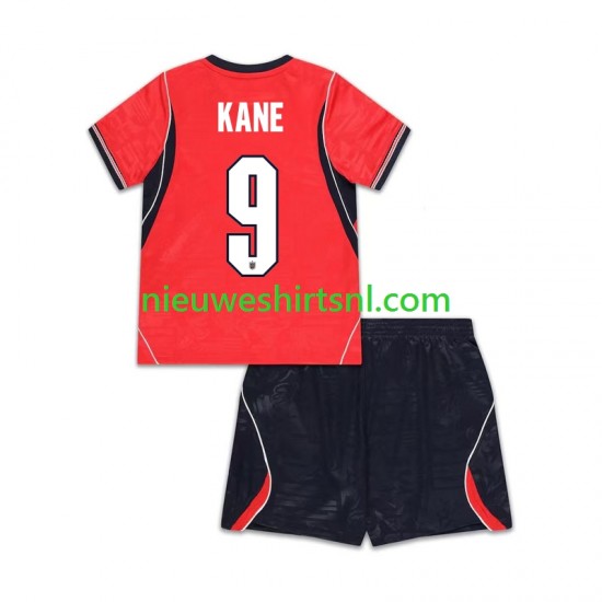Engeland Kind Shirt met Bedrukking Harry Kane 9 Uit WK 2026 Korte Mouw