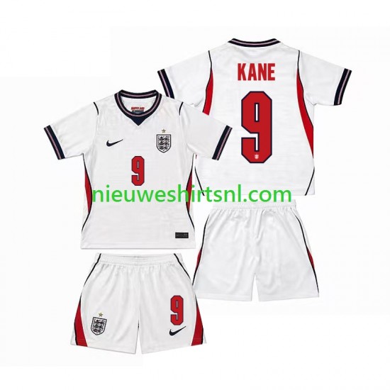Engeland Kind Shirt met Bedrukking Harry Kane 9 Thuis WK 2026 Korte Mouw