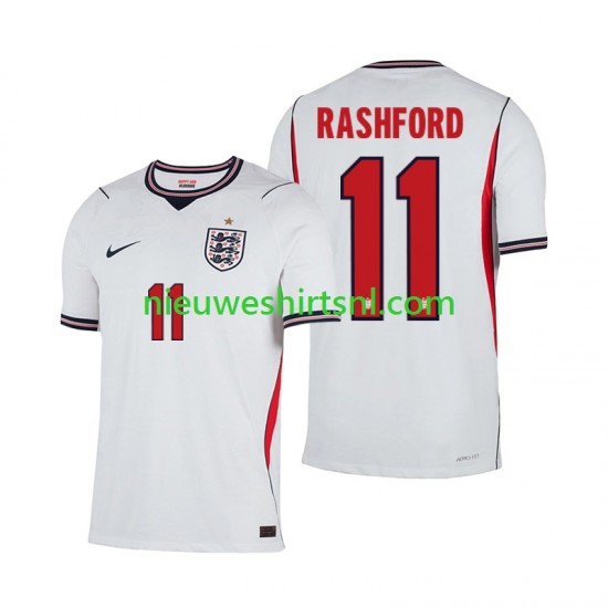 Engeland Heren Shirt met Bedrukking Marcus Rashford 11 Thuis WK 2026 Korte Mouw