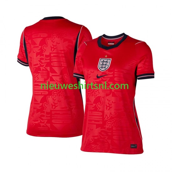 Engeland Dames Shirt met Bedrukking Uit WK 2026 Korte Mouw