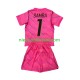 Frankrijk Kind Shirt met Bedrukking Doelman Brice Samba 1 Uit WK 2026 Korte Mouw