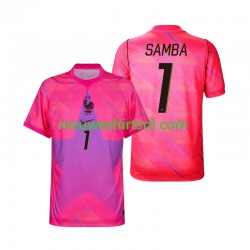 Frankrijk Heren Shirt met Bedrukking Doelman Brice Samba 1 Uit WK 2026 Korte Mouw Frankrijk Heren Shirt met Bedrukking Doelman Brice Samba 1 Uit WK 2026 Korte Mouw
