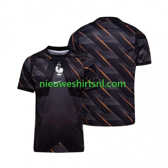 Frankrijk Heren Shirt met Bedrukking Doelman Thuis WK 2026 Korte Mouw