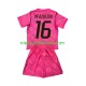 Frankrijk Kind Shirt met Bedrukking Doelman Mike Maignan 16 Uit WK 2026 Korte Mouw