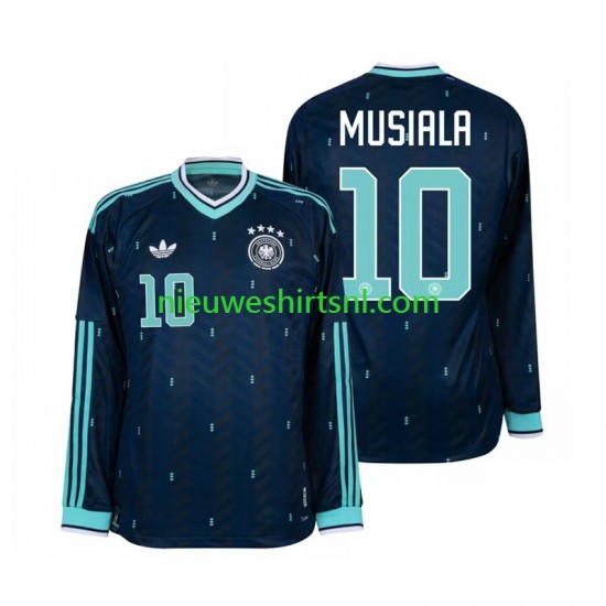 Duitsland Heren Shirt met Bedrukking Jamal Musiala 10 Uit WK 2026 Lange Mouw
