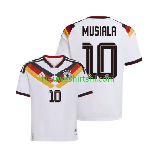 Duitsland Heren Shirt met Bedrukking Jamal Musiala 10 Thuis WK 2026 Korte Mouw