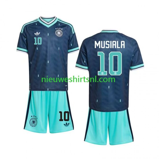 Duitsland Kind Shirt met Bedrukking Jamal Musiala 10 Uit WK 2026 Korte Mouw