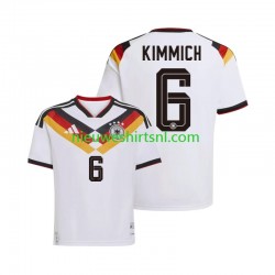 Duitsland Heren Shirt met Bedrukking Joshua Kimmich 6 Thuis WK 2026 Korte Mouw Duitsland Heren Shirt met Bedrukking Joshua Kimmich 6 Thuis WK 2026 Korte Mouw